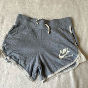 light blue lounge nike shorts
